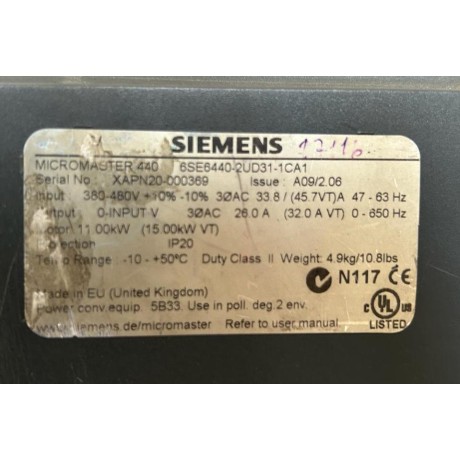 6SE6440-2UD31-1CA1